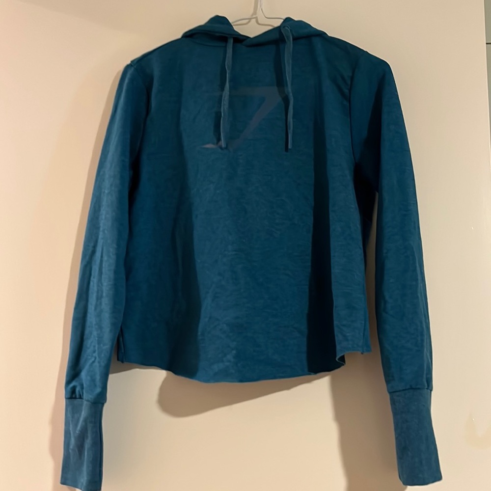 Hoodie with open back detail